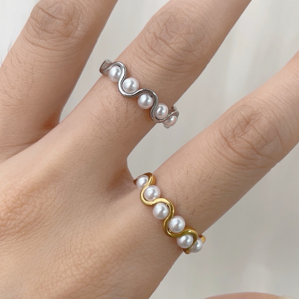 TWO RINGS for $39❤️Dainty Minimalist Rings* Open Rings*Pearl Rings*LW